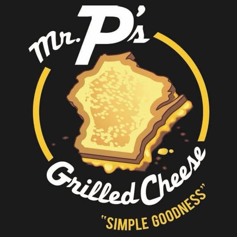 Mr. P’s Grilled Cheese logo with the tagline “Simple Goodness”